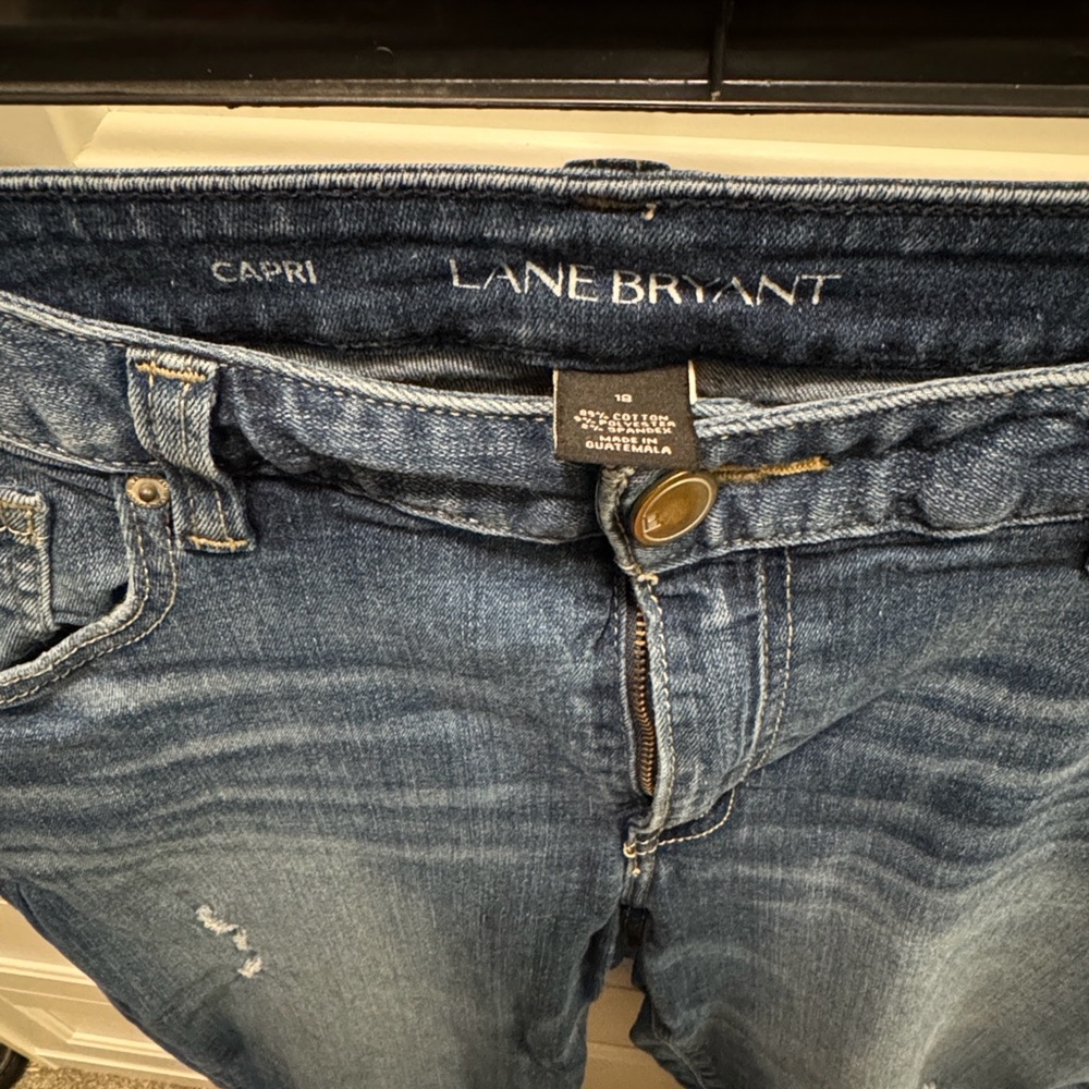 Lane Bryant Women's Classic Blue Cropped Jeans